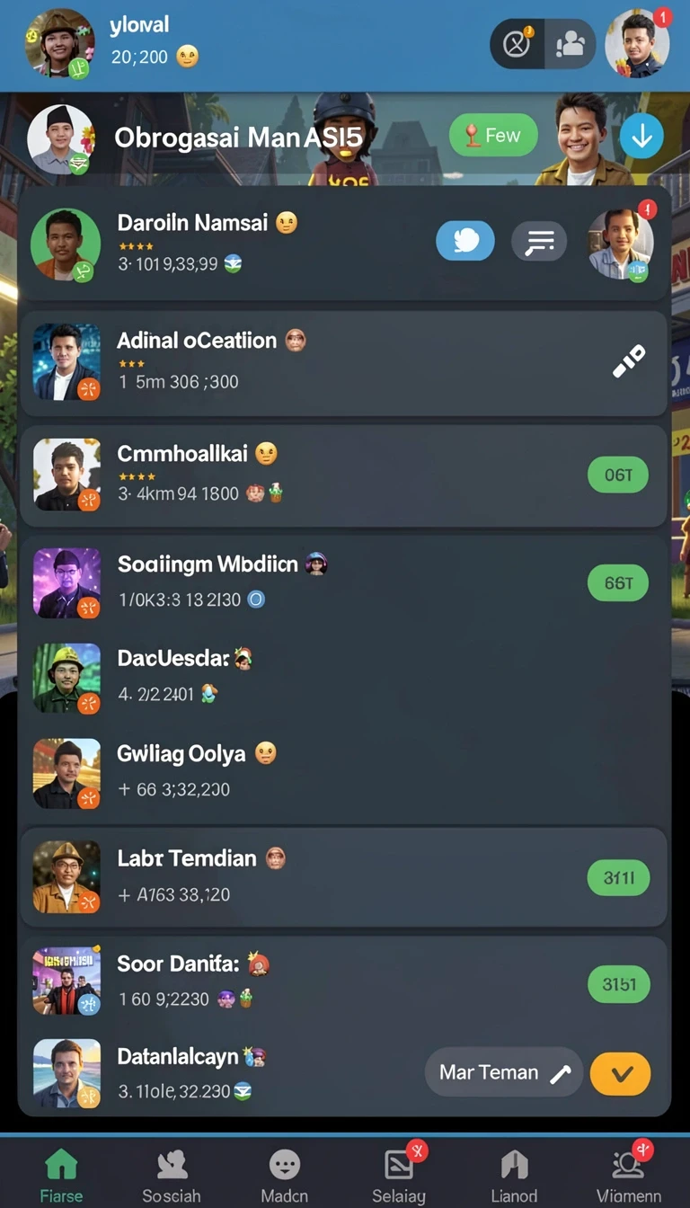 Tampilan utama aplikasi kokoyogel